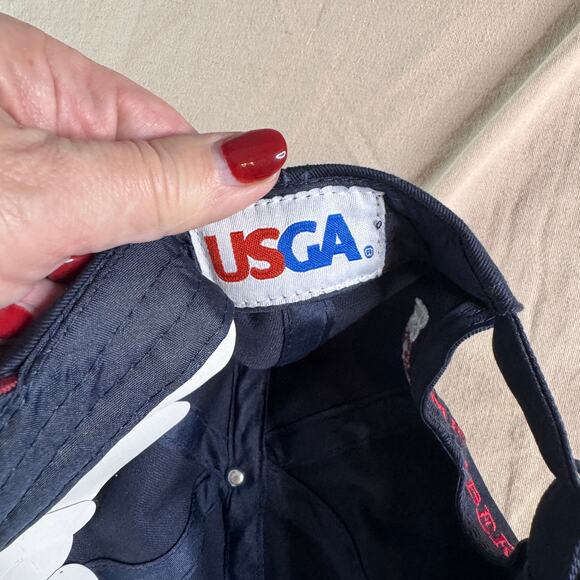 US Open 2011 Golf Hat Black Cap Adjustable Strap Congressional USGA Member NEW - Picture 4 of 7